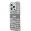 DKNY DKHMP15LHRHSEE iPhone 15 Pro6.1 beżowy/beige hardcase IML Mono & Stripe MagSafe